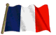 French Guyana flag (French flag) - Carib language