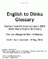 Dinka dictionary