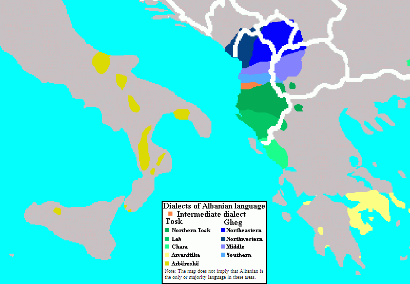 Albanian dialects