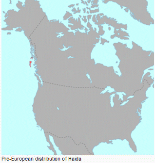 Prince of Wales Island (Alaskan Haida language) + Haida Gwali (South Haida)