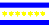 Historical flag of Israel - Historická vlajka izraele